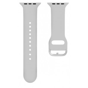 Bracelet de montre Montre intelligente Universel App.watch.7-8.le.09G Silicone Blanc 32mm